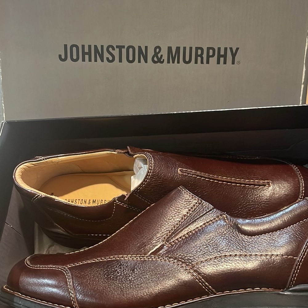 Johnston & Murphy Brown Leather Loafers